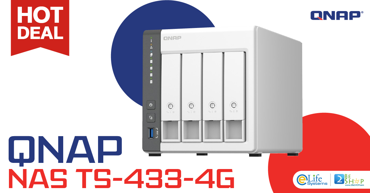 TS-433-4G] QNAP NAS TS-433-4G